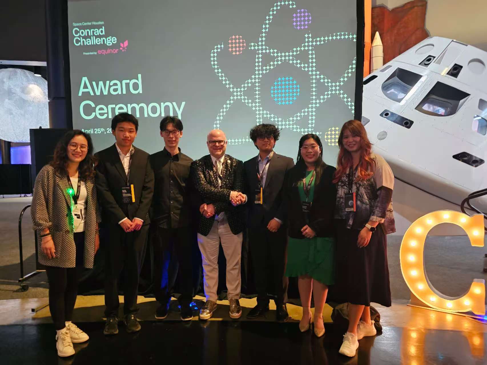 Conrad Challenge Award Ceremony with team